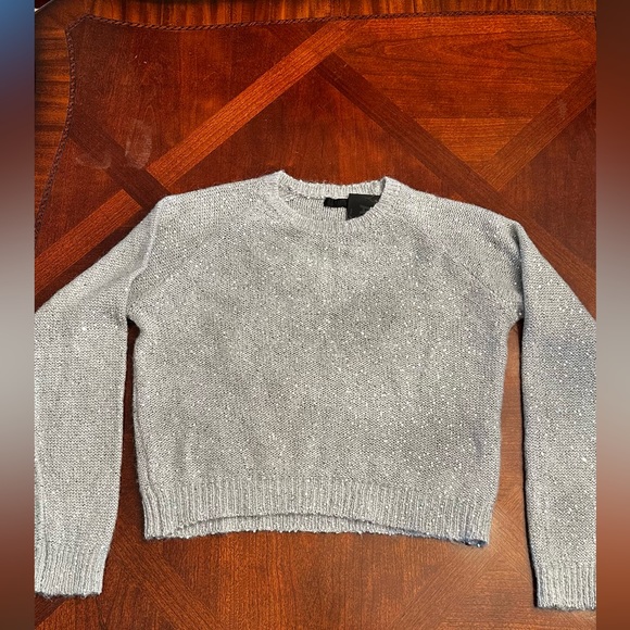 ATM ANTHONY THOMAS MELILLO Sequin Wool bland long sleeve sweater - Picture 8 of 9